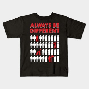 Always Be Different Golf Kids T-Shirt